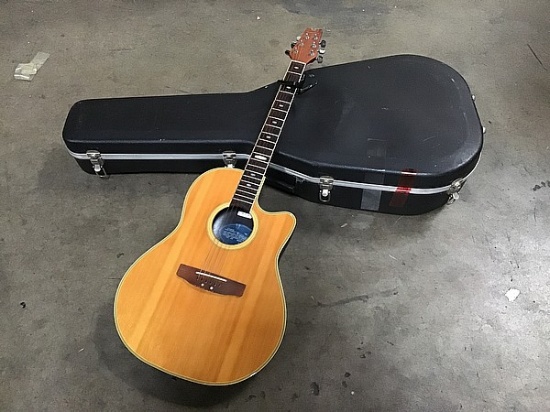 Guitar with case