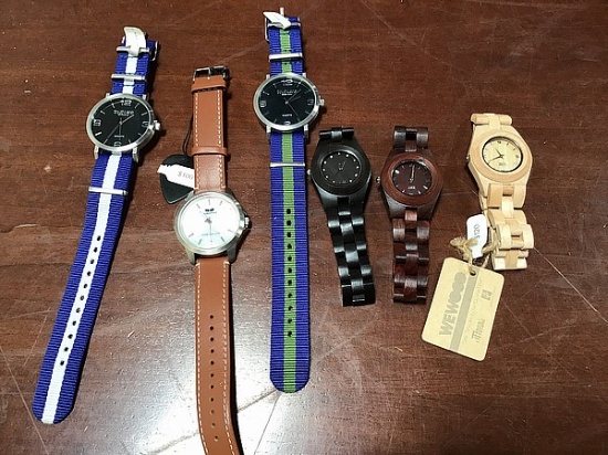 Six watches