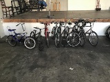 Eight bikes