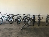 Eight bikes
