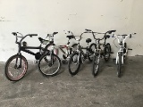 Five bikes