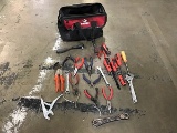 Tool bag with miscellaneous hand tools