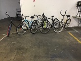 Five bikes