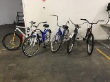 Five bikes