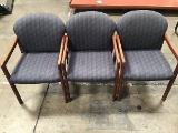 Three lobby chairs