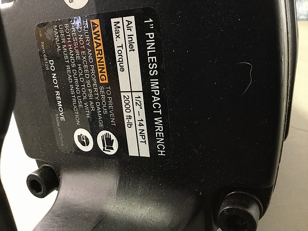Central Pneumatic 1 inch Industrial Pinless Air Proxibid