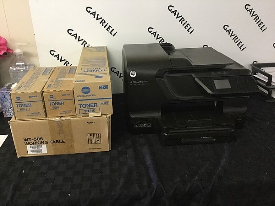 Wt 506 working table, toner tn311, toner tn710 Hp officejet pro 8600 missing cables