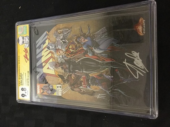 CGC certified signature series XMEN GOLD number 1 comic book Signed by stan lee on april 23 2017