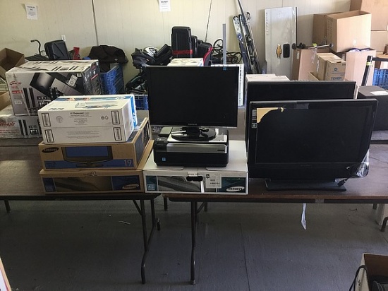 Computer equipment, printers, televisions