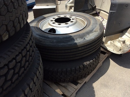 2 COMMERCIAL TRUCK TIRES