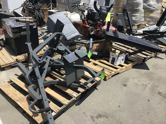 3 PALLETS EXERCISE EQUIPMENT