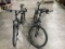 Two black trek bikes