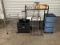 Variety of carts , paper trimmer, paper metal trays