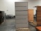 Six drawer metal file cabinet