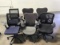 Six assorted office chairs