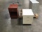 2 small file cabinets 1 side table