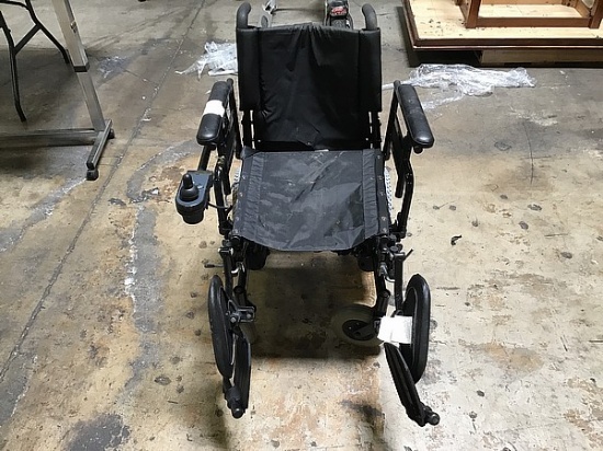 Black electric wheelchair