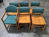 6 lobby chairs