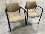 2 lobby chairs