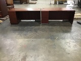 Two Wood office desks