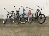 Five bikes