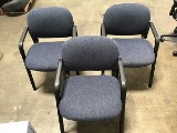 Three lobby chairs