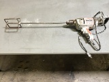 Ridgid drill with egg beater drill mixer paddle