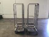 2 Trays cart rack