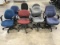 8 office chairs