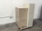 Two five drawer file cabinets with two door metal cabinet