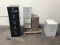4 metal  file cabinets