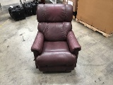 Burgundy reclining chair