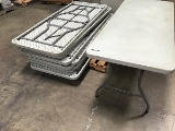 10 plastic folding tables