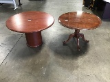 Two round tables
