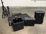 Tripods, cart, suitcase, computer bag Mobile base