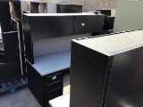 Metal desks, file cabinets , miscellaneous