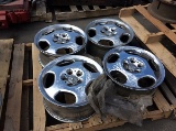 PALLET OF 4 MERCEDES-BENZ WHEELS