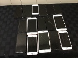 16 iphones, possibly locked, some damage