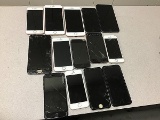 14 iPhones, possibly locked, some damage, Unknown activation status