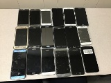 18 Samsung cellphones, possibly locked, Unknown activation status Some damage