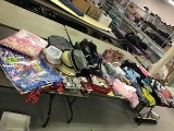 Clothes, shoes, storage containers, tablets cases Purse, tablet cases, gift bags,hats