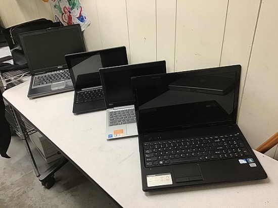 Laptop computer, possibly locked, no chargers, Dell, Lenovo,