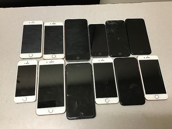 12 iPhones A1533 A1549 A1633 A1634 A1662 A1778 A1688 POSSIBLY LOCKED, SOME DAMAGE, UNKNOWN ACTIVATIO