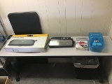 Griddle, foodsaver, food scale, storage containers