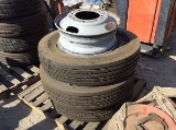 3 FIRESTONE FS 561 TIRES 9R22.5 12PR