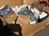 BOX OF BUS PARTS