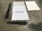 4 office whiteboards with projector screen With cork boards