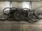 11assorted bicycle wheels