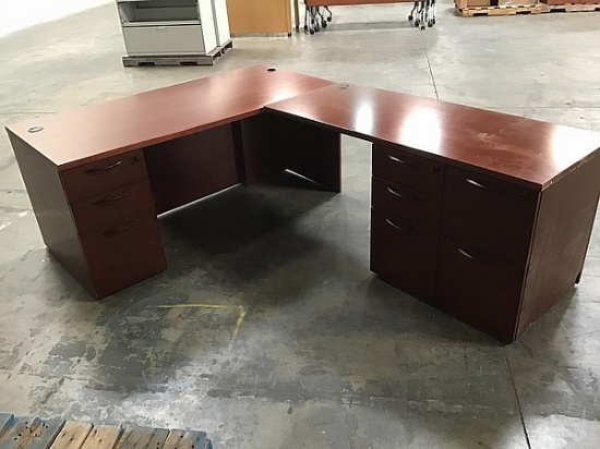 L shaped desk