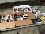 3 boxes of audiobooks
